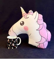 Unicorn Tasarımlı Kupa Ve Yastık Set
