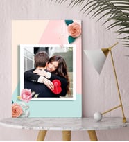 BK Gift Kişiye Özel Fotoğraflı Sanatsal Kanvas Tablo 7  (30x50cm.)