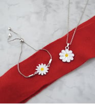 Papatya Kolye Bileklik Set
