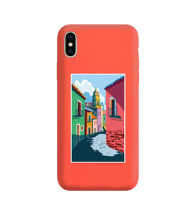 Turuncu Lansman Kılıf iPhone XS