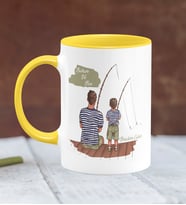 BK Gift Kişiye Özel Babalar Günü Temalı Sarı Kupa Bardak 26346s