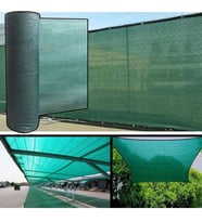 %75 Gölgelik Delikli Branda Bahçe Duvar Sera Filesi Örtüsü 5 Metre Eni / 10 Metr