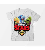 Brawl Stars Çocuk Beyaz Tişört