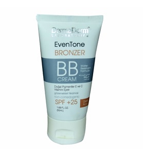 DermaDerm EvenTone BB Krem Koyu Ton Spf+25 Güneş Koruma Bitki Özlü 50 ML