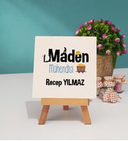 Maden Mühendisi Dekoratif Taş Baskı