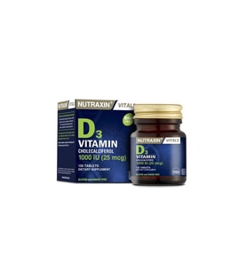 Nutraxin D3 Vitamin 1000 IU 120 Tablet
