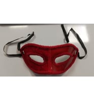 MASKE YARIM DANTEL KIRMIZI