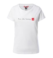 The North Face  Kadın S/S NeverStopExploring Tişört NF00A6PRLB11 (Beyaz)