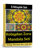 Kolaydan Zora Mandala Boyama Seti (5 Kitap)