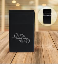 BK Gift Kişiye Özel İsimli Siyah Metal Sigara Tabakası - 3