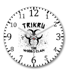 The100 Trigedakru Duvar Saati Bombeli Gercek Cam