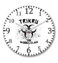 The100 Trigedakru Duvar Saati Bombeli Gercek Cam