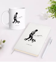 BK Gift Kişiye Özel Atatürk Temalı Beyaz Defter Kalem Kupa Seti-16 (Model 1)