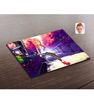 BK Gift Kişiye Özel Kadın Karikatürlü Ahşap Puzzle-39