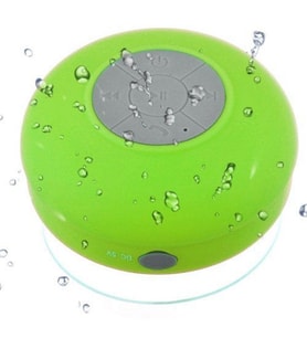 Su Geçirmez Mini Bluetooth Duş Hoparlörü (Yeşil)