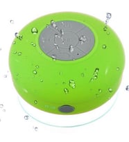 Su Geçirmez Mini Bluetooth Duş Hoparlörü (Yeşil)