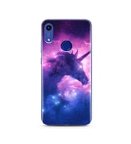 Unicorn Tasarımlı Süper Şeffaf Silikon Telefon Kılıfı Huawei Honor 8A