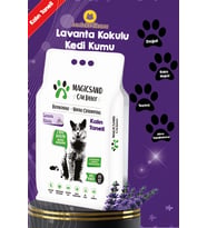 Magicsand Cat Litter Lavanta kokulu Kedi Kumu 20 lt KALIN TANELİ