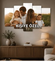 Kişiye Özel 5 Parçalı Tablo