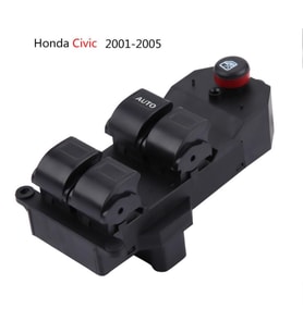 HONDA CİVİC CAM DÜĞMESİ SOL DÖRTLÜ 2001--2006
