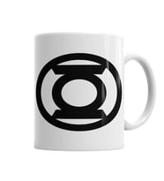 Green Lantern Kupa  Bardak Porselen