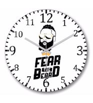 James Harden Fear The Beard Duvar Saati Bombeli Gercek Cam
