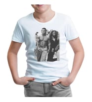 Mike Tyson and Naomi Beyaz Çocuk Tshirt