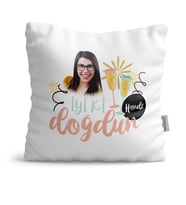 BK Gift Kişiye Özel Fotoğraflı İyi Ki Doğdun Beyaz  Yastık  2
