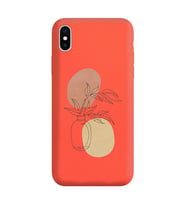 Turuncu Lansman Telefon Kılıfı Iphone X