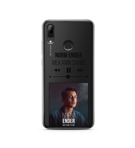Norm Ender Mp3 Tasarımlı Süper Şeffaf Silikon Telefon Kılıfı Huawei P Smart (201