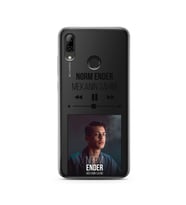 Norm Ender Mp3 Tasarımlı Süper Şeffaf Silikon Telefon Kılıfı Huawei P Smart (201