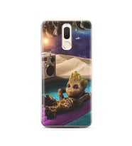 Baby Groot Tasarım Süper Şeffaf Silikon Telefon Kılıfı Huawei Mate 10 Lite 