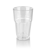 Plastport Kırılmaz Bardak - Şeffaf 300 ml - 6 Adet (Sedef)
