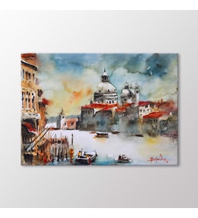 Arty Tablo Suluboya Venedik Tablo (Karışık)