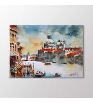 Arty Tablo Suluboya Venedik Tablo (Karışık)