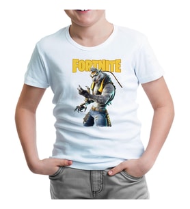Fortnite - Wolf Beyaz Çocuk Tshirt
