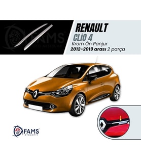 Renault Clio 4 Krom Ön Panjur 2 prç.  2012-2019 P.ÇELİK