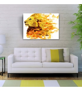 Aslan Kral Canvas Tablo (50X70)