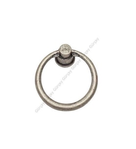 Çekmece Kapak Kulpu Halka 40 mm Antik Gümüş - 2 Adet