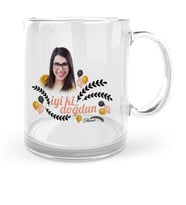 BK Gift Kişiye Özel Fotoğraflı İyi Ki Doğdun Cam Kupa Bardak  1