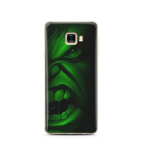 Hulk Tasarım Süper Şeffaf Silikon Telefon Kılıfı Samsung C7  