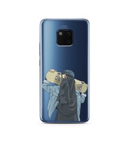Kaykay Kız Tasarım Süper Şeffaf Silikon Telefon Kılıfı Huawei Mate 20 Pro 
