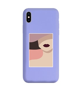 Lila Lansman Telefon Kılıfı Iphone X