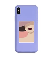 Lila Lansman Telefon Kılıfı Iphone X