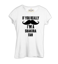 Shakira - Fan Beyaz Kadın Tshirt