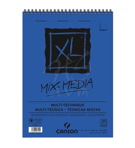 Canson XL Mix Media Çok Amaçlı Spiralli Çizim Defteri 300 g A4
