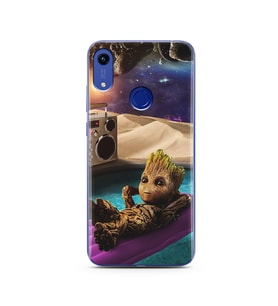 Baby Groot Tasarım Süper Şeffaf Silikon Telefon Kılıfı Huawei Honor 8A 