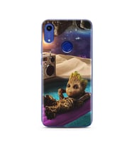 Baby Groot Tasarım Süper Şeffaf Silikon Telefon Kılıfı Huawei Honor 8A 