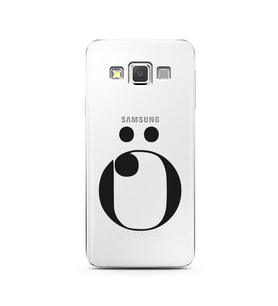 Samsung A3 (2015) Harf Tasarımlı Telefon Kılıfı Ö-Harfi 