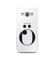 Samsung A3 (2015) Harf Tasarımlı Telefon Kılıfı Ö-Harfi 